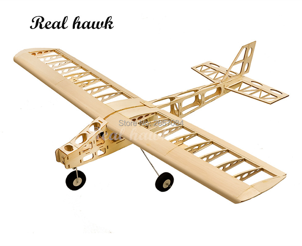 Model Kit Wood - 1300mm Balsa Wood RC Airplane Kit,