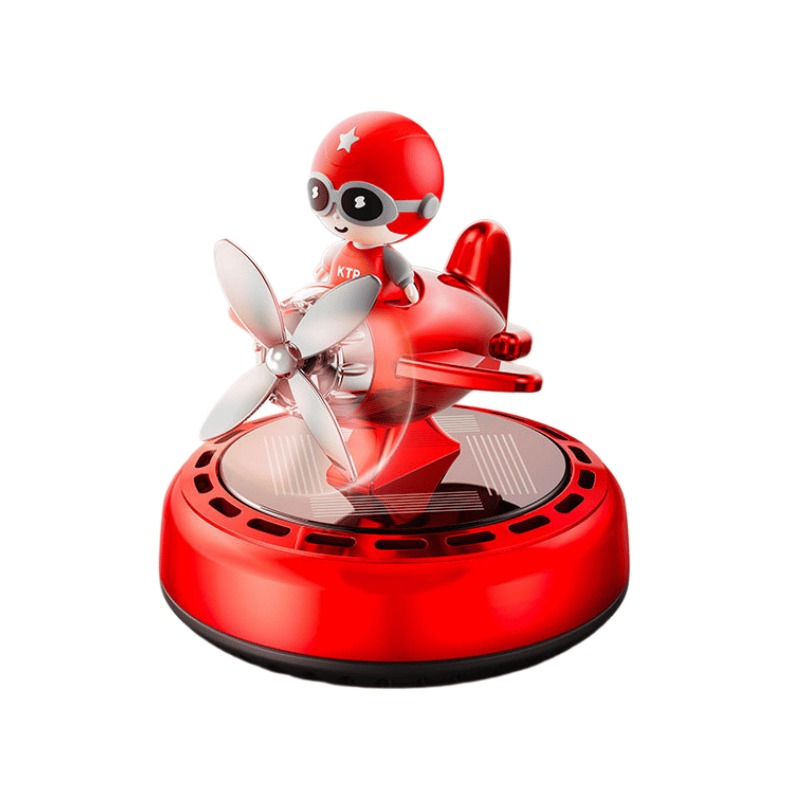 Model Kit Chainsaw Man - Solar Powered Rotating Pilot Figure Airplane