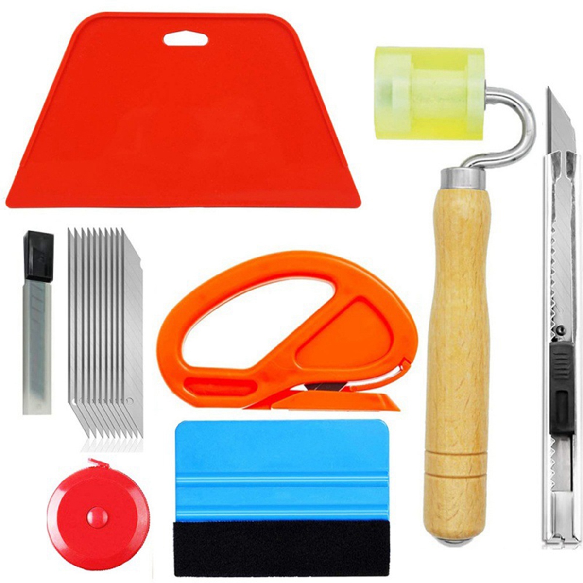16-Piece Set Of Car Film Wallp - Seam Scraper Tool 评论和价格