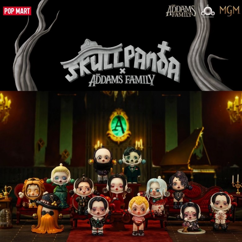 POP MART SKULLPANDA Addams Fam - Model Kit Girl 评论和价格