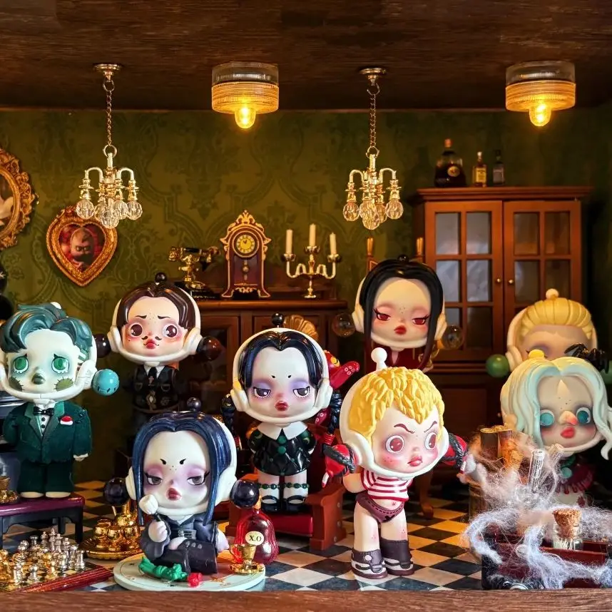 POP MART SKULLPANDA Addams Fam - Model Kit Girl 评论和价格