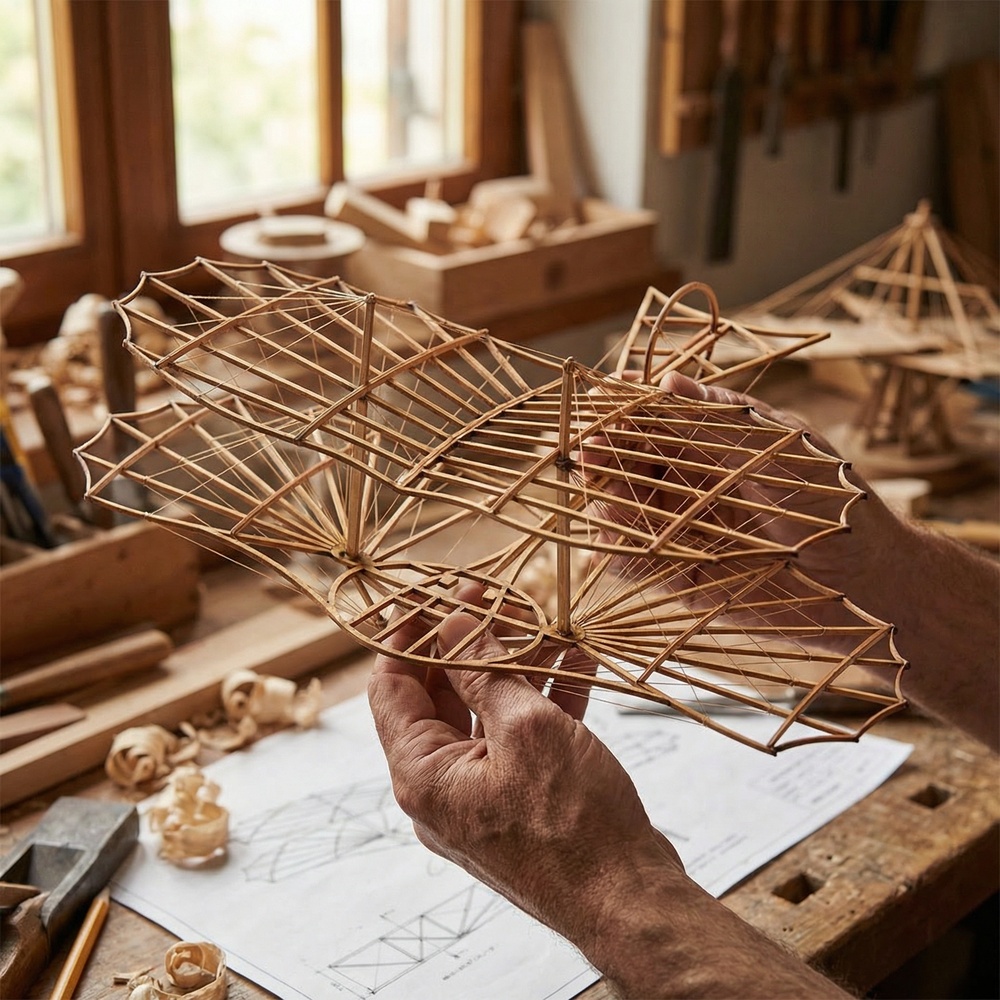 Lilienthal Glider 1:10 Scale B - Model Kit Wood 评论和价格