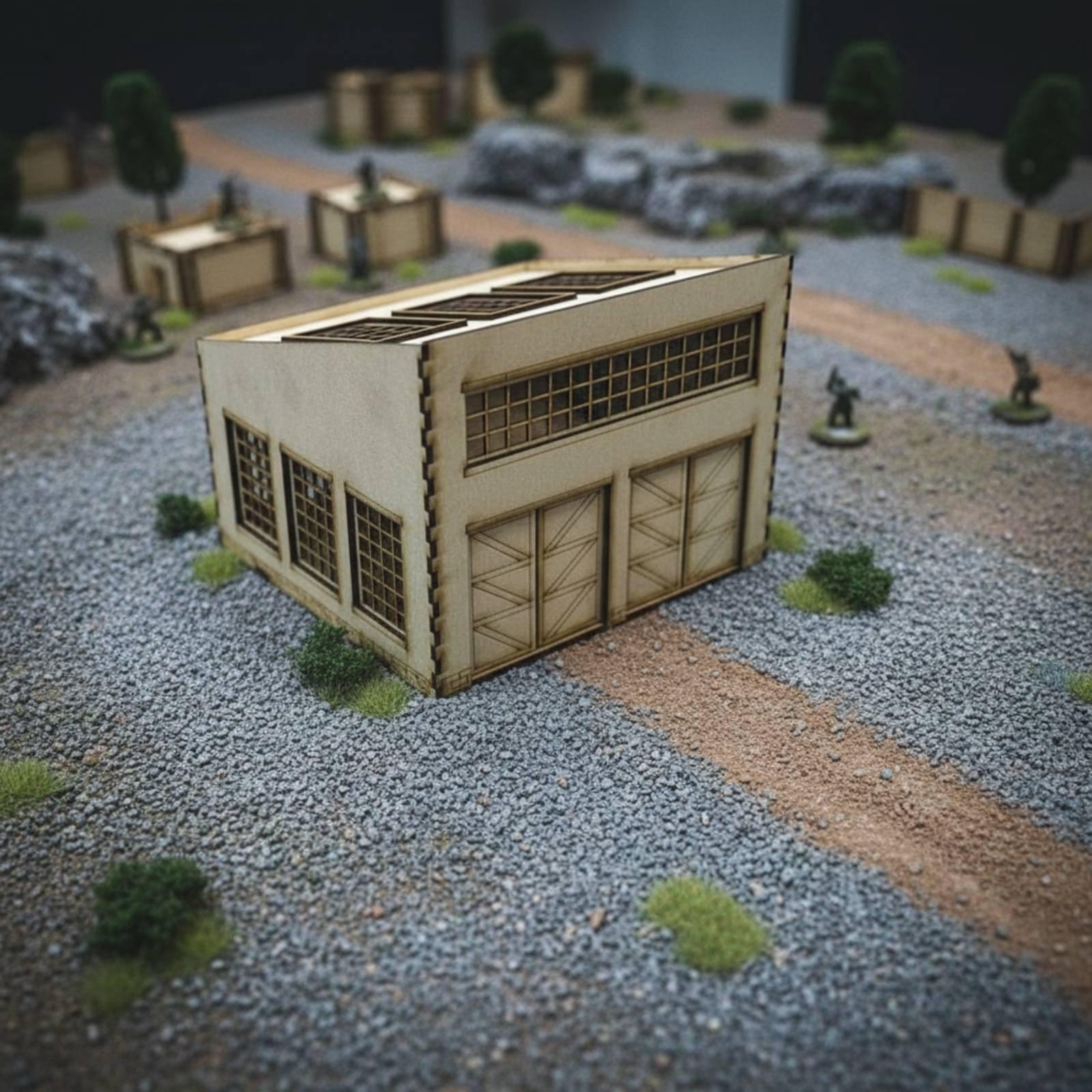 Wartime Vehicle Repair Factory - Model Kit Wood 评论和价格