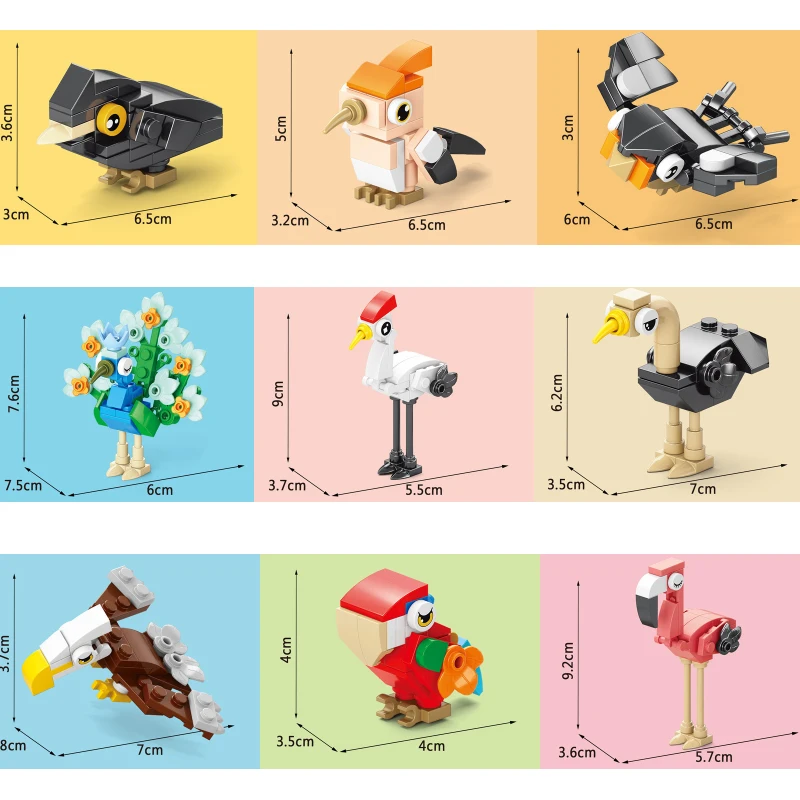 Bricks Animal Bird Paradise Cr - Model Kit Girl 评论和价格