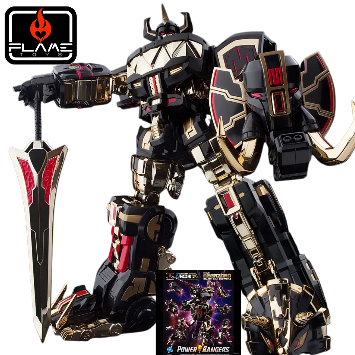 Flame Toys Furai Model Megazor - Model Kit Megazord 评论和价格