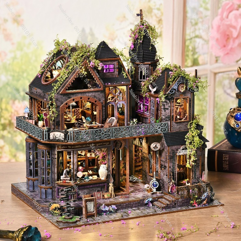 Wooden Miniature House Buildin - Model Kit Wood 评论和价格