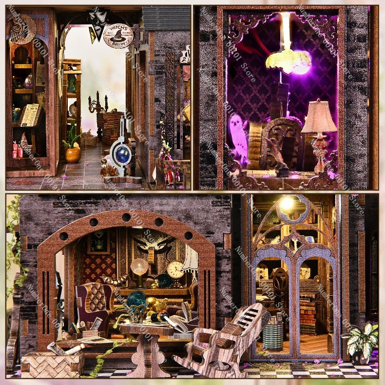 Wooden Miniature House Buildin - Model Kit Wood 评论和价格