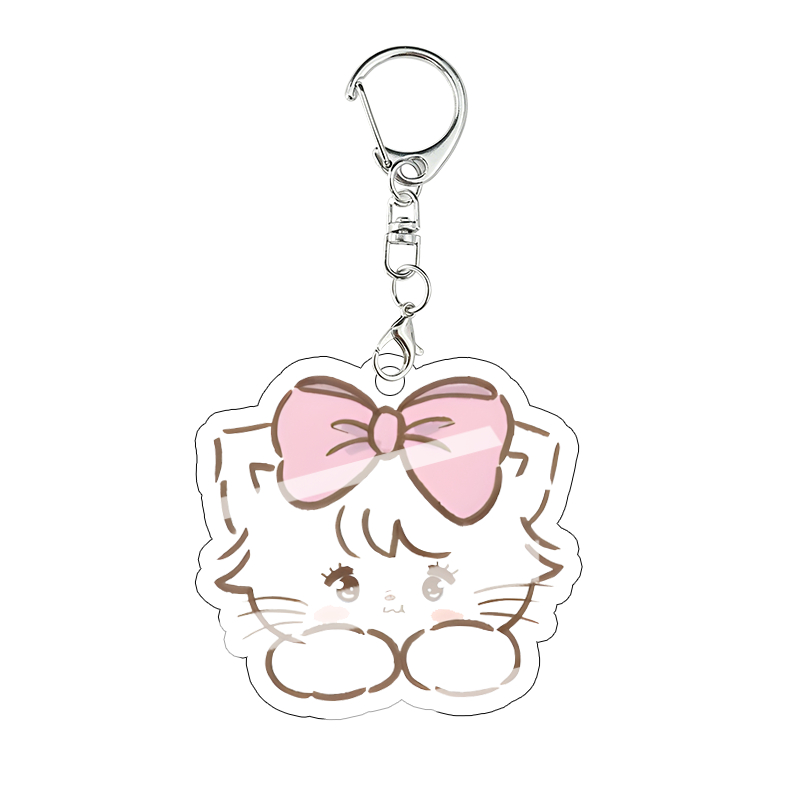 Mikko Kawaii Acrylic Keychain  - Model Kit Girl 评论和价格