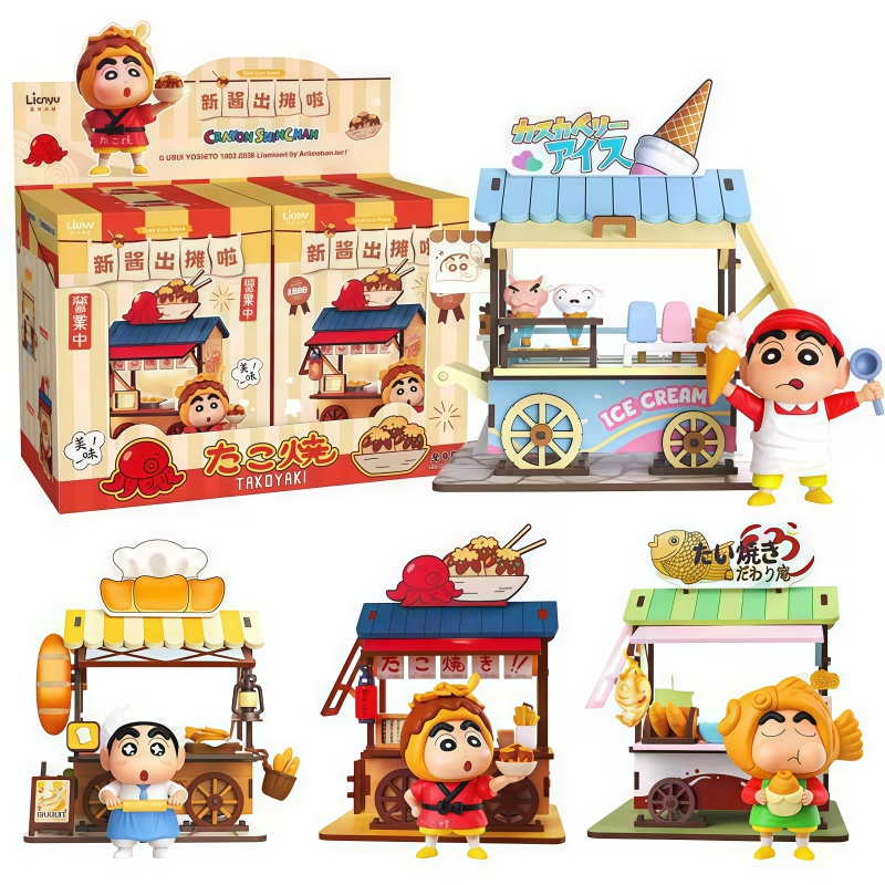 Crayon Shin-chan Food Cart Bli - Model Kit Wood 评论和价格