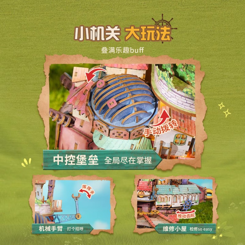 Genuine Travel Vessel Howl's M - Model Kit Wood 评论和价格