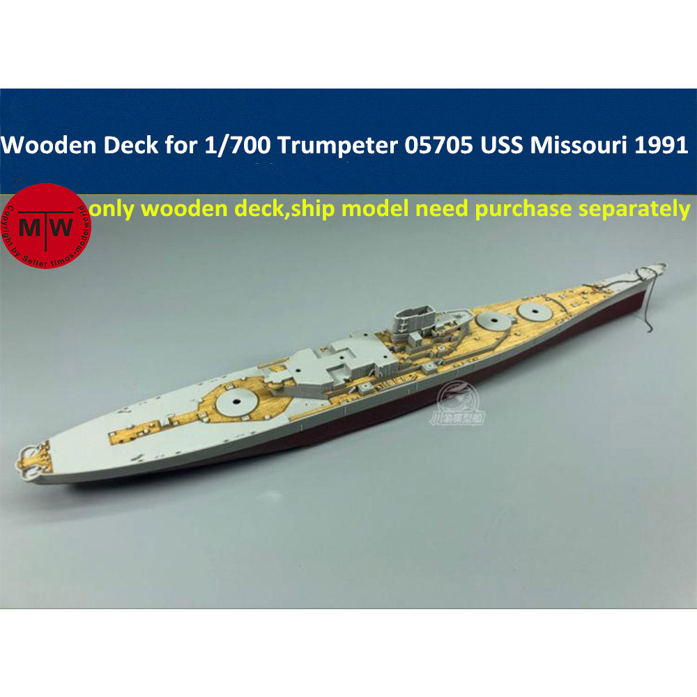 1/700 Scale Wooden Deck for Tr - Model Kit Uss Missouri 评论和价格